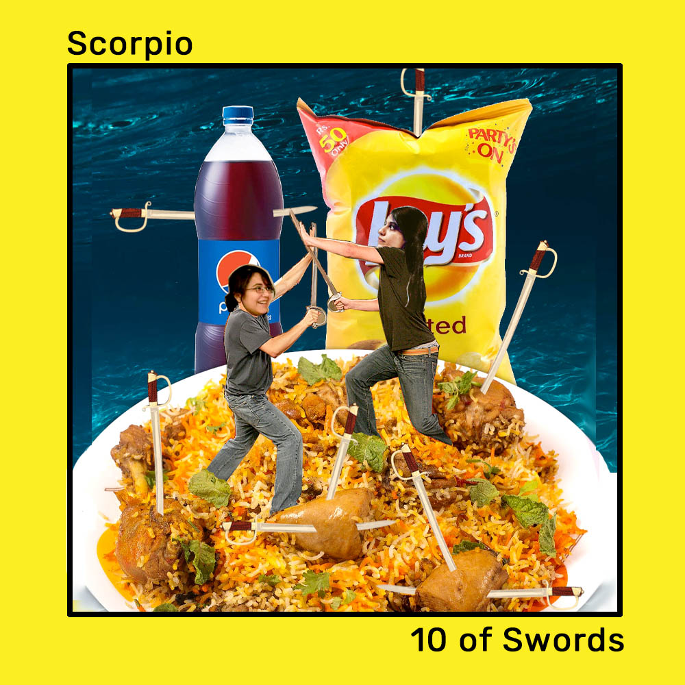 Scorpio-10 of swords. The 2024 Tarot guide to fashioning sustainably By Jugal Mody