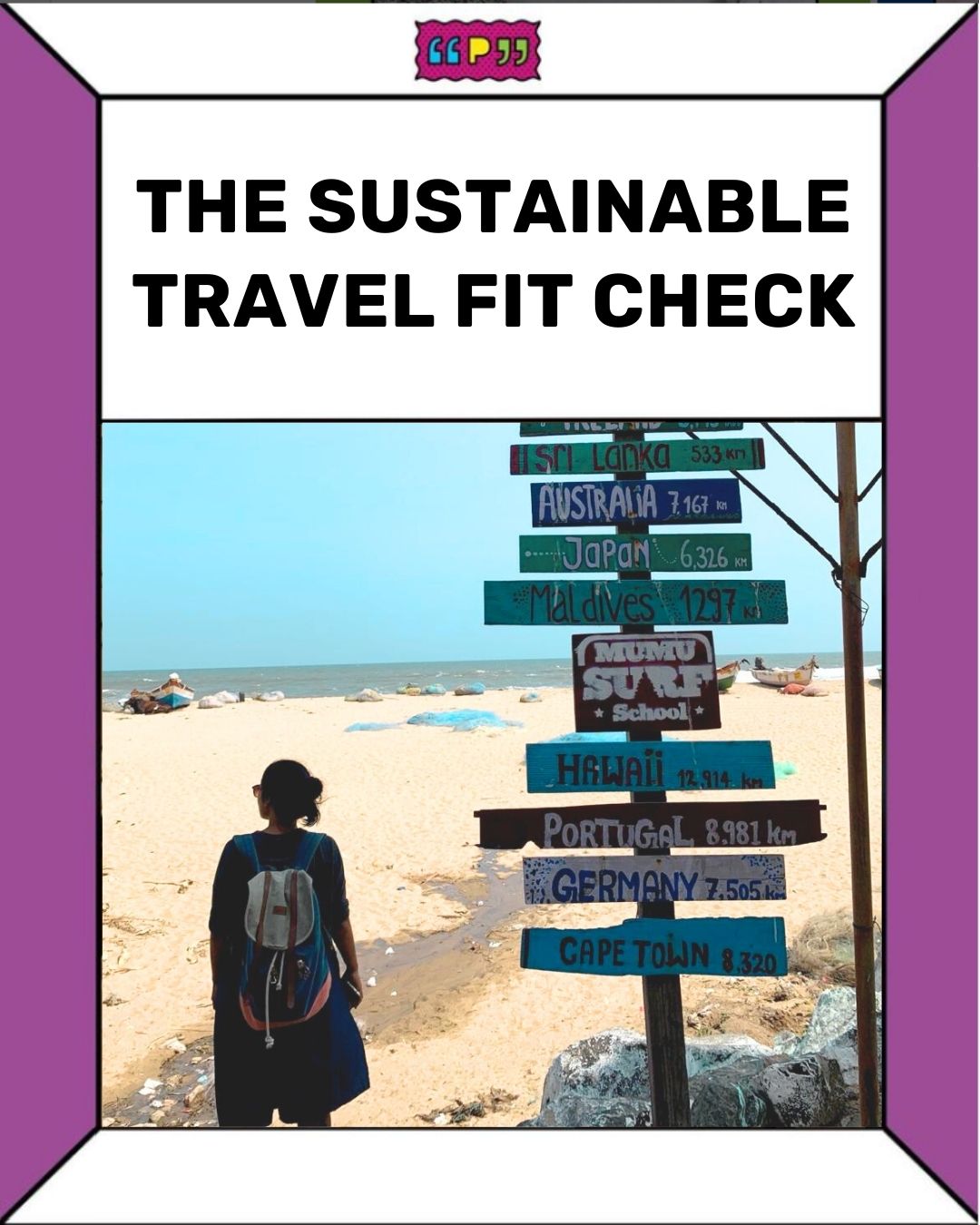 The sustainable travel fit check